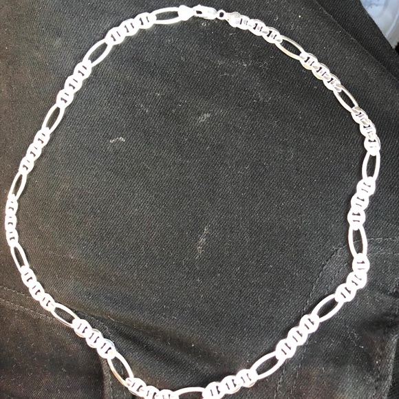 SS FIGARUCCI STERLING SILVER 22 INCH CHAIN - Picture 7 of 8